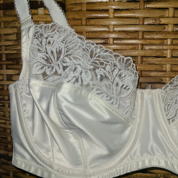 Wacoal 34D Side Note Full Figure Coverge Underwire Bra 855377 Ivory - Picture 2 of 5